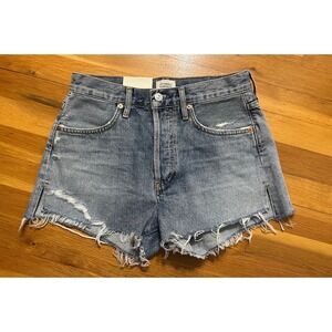 Citizens of Humanity Premium Vintage High Rise Distressed Denim Shorts 25 NWT